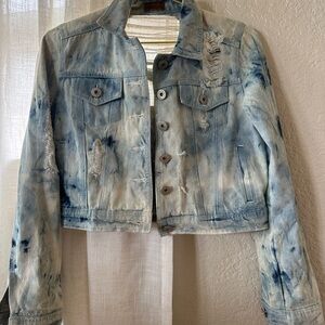 Distressed Blue Denim Jacket